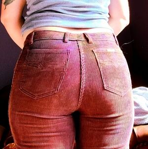 Purple Courderoy Pants